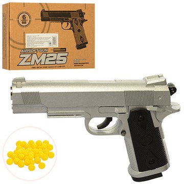 Игрушечный пистолет ZM25 на пульках 6 мм ZM25 фото