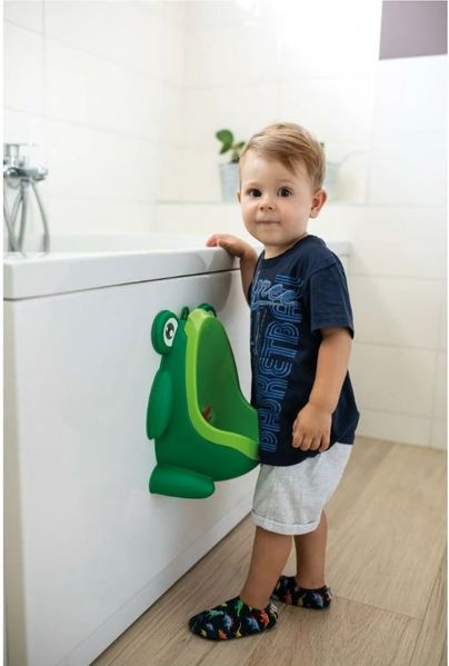 Горшок детский для мальчика FreeON Happy Frog Green (37995) 37995 фото