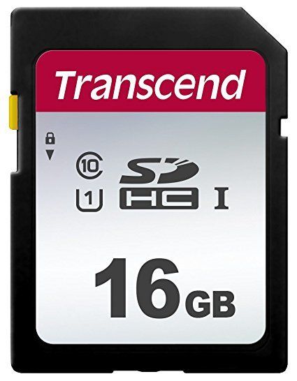 Картка пам'яті Transcend 16GB SDHC C10 UHS-I R95/W10MB/s TS16GSDC300S фото