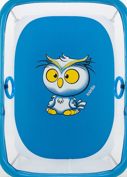 Манеж Qvatro LUX-02 дрібна сітка синій (owl) (625004) BR-625004 фото