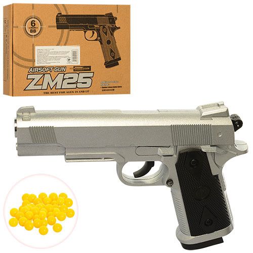 Игрушечный пистолет на пульках 6 мм (ZM25) ZM25 фото