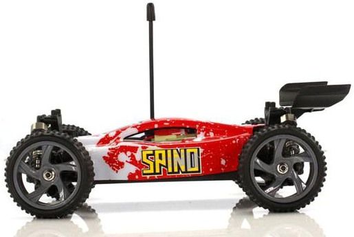 Радіокерована модель Баггі 1:18 Himoto Spino E18XB Brushed (червоний) (E18XBr) E18XBb фото