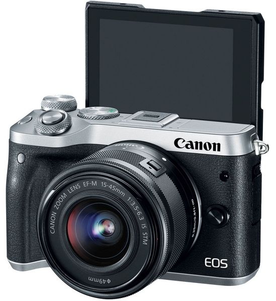 Цифр. фотокамера Canon EOS M6 Kit 15-45 IS STM Silver (1725C045) 1725C045 фото