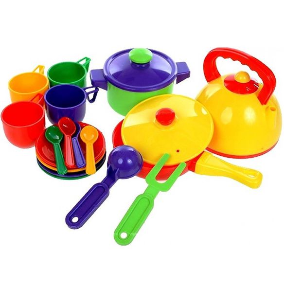 Детский игровой набор посуды , 17 предметов (71009) 71009 фото