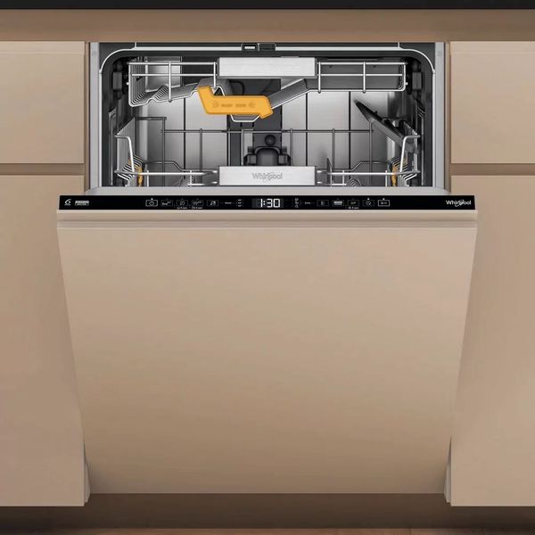 Посудомийна машина Whirlpool вбудовувана, 14компл., A+++, 60см, дисплей, 3й кошик, білий W8IHT58T фото