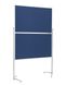Дошка модераційна мобільна 1200x1500 синя Magnetoplan Evolution+ Folding Felt-Blue Mobile (1151303)