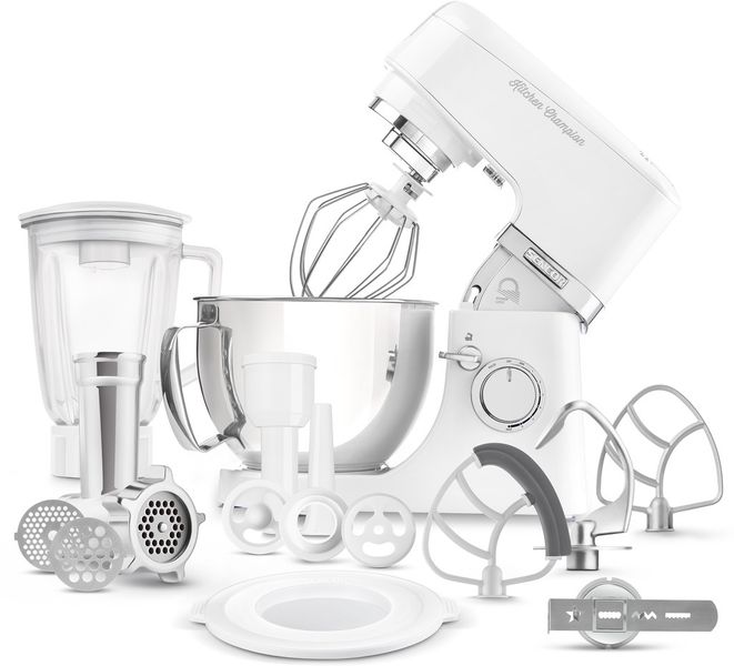Кухонная машина Sencor STM63XX, 1000Вт, чаша-металл, корпус-пластик, насадок-15, белый STM6350WH фото