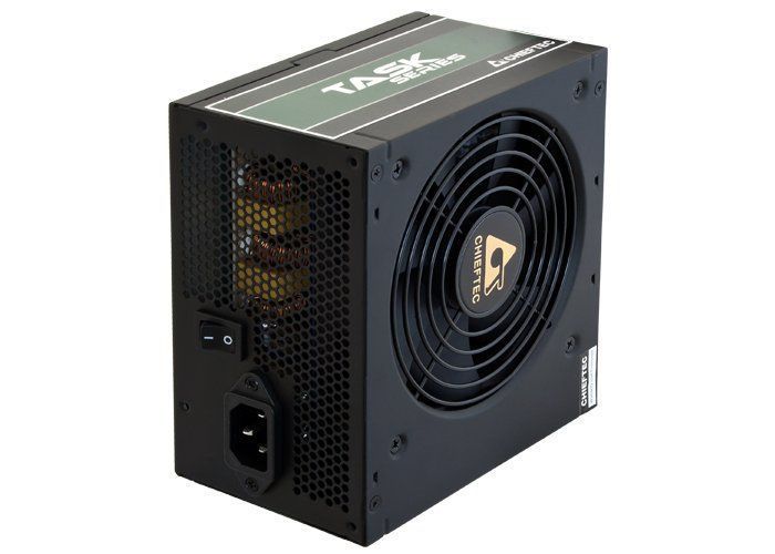 Блок питания CHIEFTEC Task (500W), >85%, 80+ Bronze, 120мм, 1xMB 24pin(20+4), 1xCPU 8pin(4+4), 3xMolex, 5xSATA, 1xPCIe 8pin(6+2) (TPS-500S) TPS-500S фото