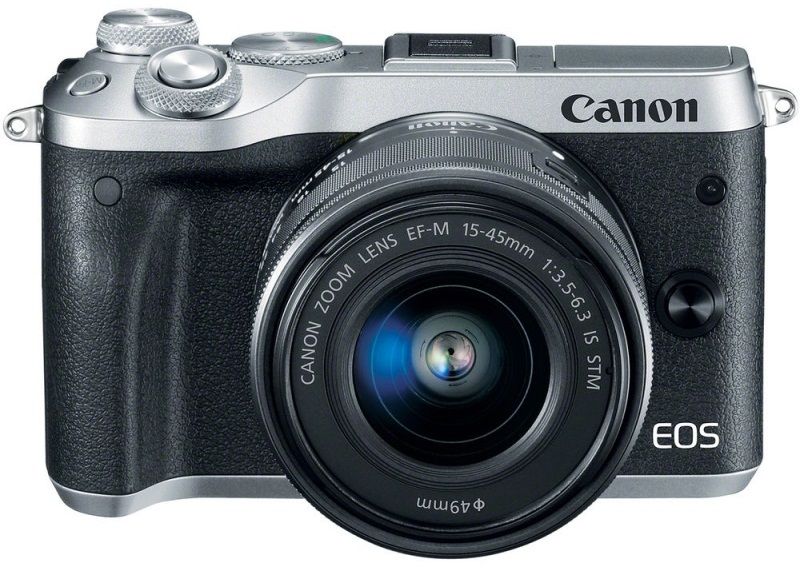 Цифр. фотокамера Canon EOS M6 Kit 15-45 IS STM Silver (1725C045) 1725C045 фото