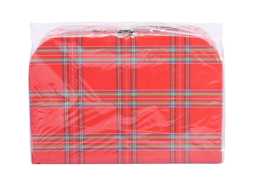 Набір ігрових валіз (2 шт.) goki Червоні в смужку 60103G 60103G фото