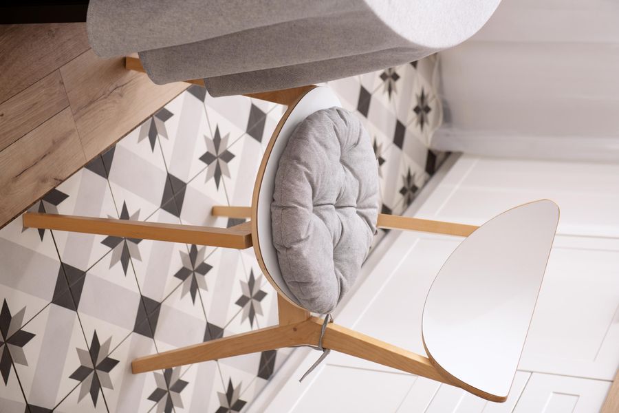 Подушка для стула Ardesto Oliver, D-40см, 100% хлопок, нап-ч: 50% холоф, 50% пп, серый ART03OD фото