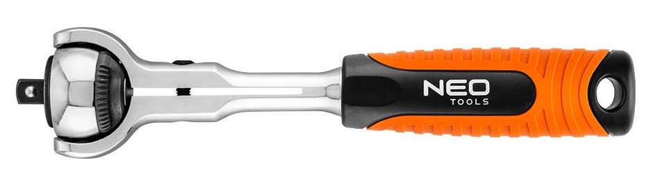 Ключ-тріскачка Neo Tools, 1/2", 72 зубців, 250мм, 360°, CrV, 0.63кг (08-546) 08-546 фото