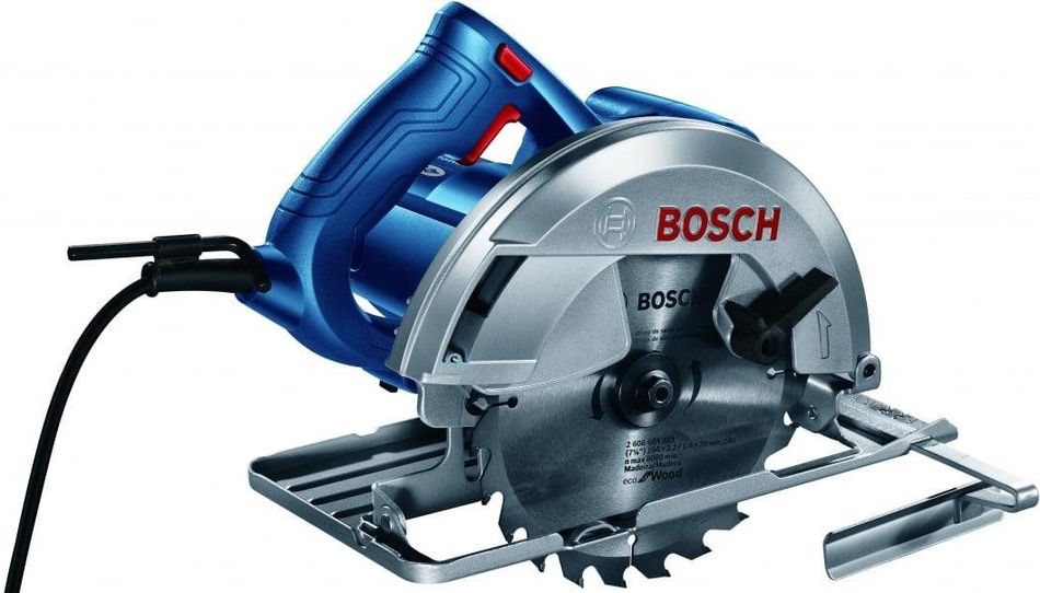 Пила дисковая Bosch GKS 140, ручная, 1400Вт, 184мм, 20мм, 3.7кг + Пильный диск Eco for wood (0.601.6B3.020) 0.601.6B3.020 фото