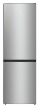 Холодильник з нижн. мороз. камерою Gorenje, 185х60х60см, 2 двері, 203(99)л, А++, NoFrost+, LED дисплей, Зона св-ті, нерж (NRKE62XL) NRKE62XL фото