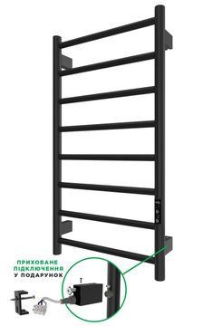 Рушникосушка Ardesto електрична Classik-TR K, 770x430х80мм, таймер-регулятор, сталь, чорний матовий (6.1.0601.06.BM) - Уцінка 6.1.0601.06.BM фото