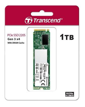 Накопичувач SSD Transcend M.2 1TB PCIe 3.0 MTE220S TS1TMTE220S фото