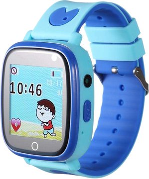 Дитячий GPS годинник-телефон GOGPS ME K14 Синій K14BL