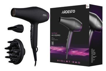 Фен Ardesto / 1850-2200Вт/2 швидкості/ 3темп.режима/дифузор/чорний (HD-Y222PRO) HD-Y222PRO фото