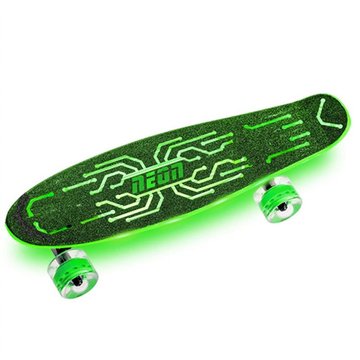 Скейтборд Neon Hype Зелений N100789 - Уцінка N100789 фото
