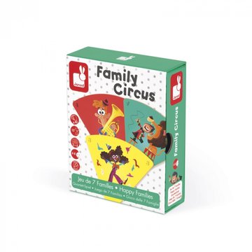 Настольная игра Janod Happy Families Цирк J02755 - Уцінка J02755 фото