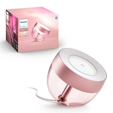 Настольный светильник умный Philips Hue Iris, 2000K-6500K, RGB, ZigBee, Bluetooth, дым, розовый 929002376301 фото