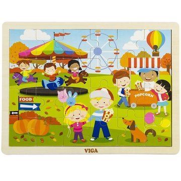 Деревянный пазл Viga Toys Времена года: осень, 24 эл. (51271) 51271 фото
