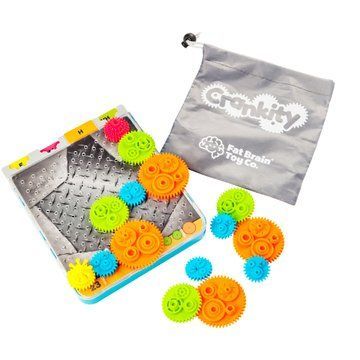 Головоломка Різнокольорові Шестерінки Fat Brain Toys Crankity (F140ML) F140ML фото