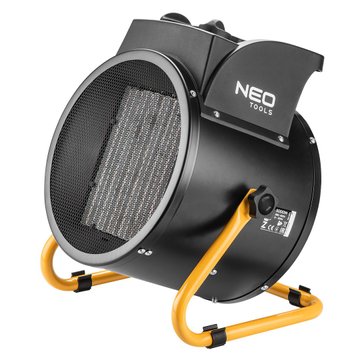 Теплова гармата електрична Neo Tools, 5 кВт, 80м2, 588 м3/год, 380В, нагр.елемент - керам. (PTC) 90-064 90-064 фото