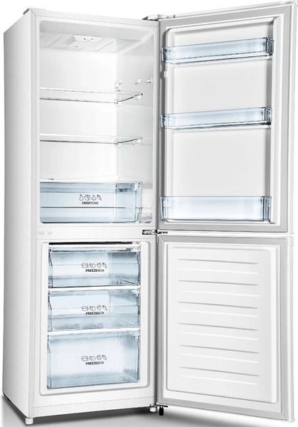 Холодильник с нижн. мороз. камерой Gorenje, 161х55х56см, 2 двери, 160(78)л, А+, механич. упр. , зона св-ти, серый RK4161PS4 - Уцінка RK4161PW4 фото