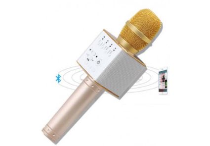 Мікрофон для караоке Q9 (золотий) MG-Q9-GOLD фото
