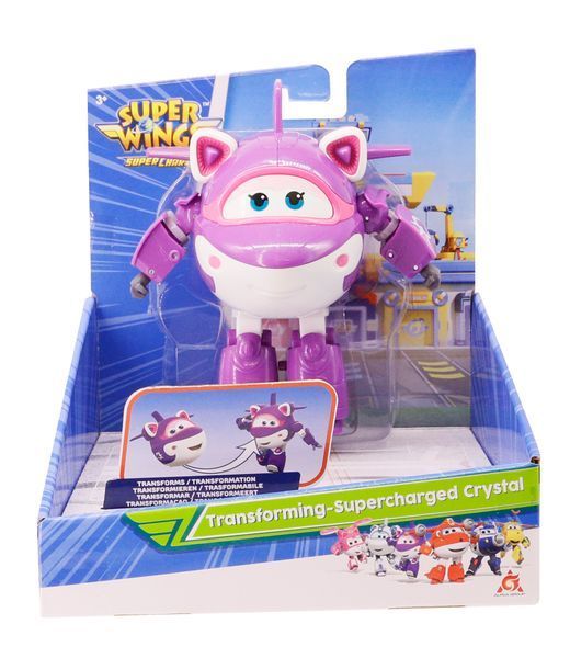 Ігрова фігурка-трансформер Super Wings Transforming-Supercharge Crystal, Крістал (EU740263) EU740263 фото