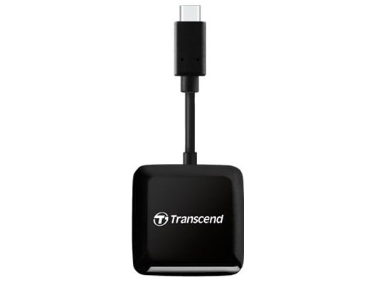 Кардрідер Transcend USB 3.2 Gen 1 Type-C SD/microSD Black (TS-RDC3) TS-RDC3 фото
