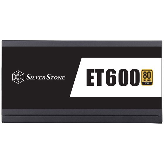 Блок живлення SilverStone Strider Essential (600W), >90%, 80+ Gold, 135mm, 1xMB 24pin(20+4), 1xCPU 8pin(4+4), 3xMolex, 8xSATA, 4xPCIe 8pin(6+2), Fully Modular (SST-ET600-MG) SST-ET600-MG фото