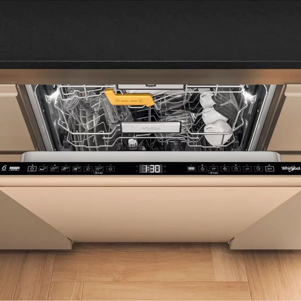 Посудомийна машина Whirlpool вбудовувана, 14компл., A+++, 60см, дисплей, 3й кошик, білий W8IHF58TU фото
