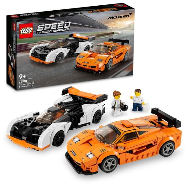 Конструктор LEGO Speed ​​Champions McLaren Solus GT и McLaren F1 LM (76918) 76918 фото