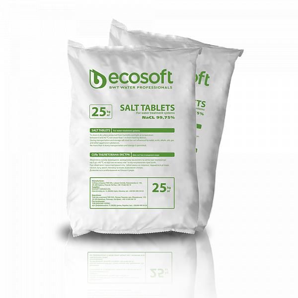 Соль таблетированная Ecosoft ECOSIL 25 кг (KECOSIL) KECOSIL фото