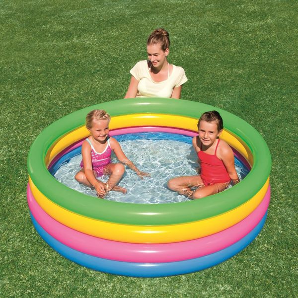 Дитячий надувний басейн BW 51117 круглий 51117 фото