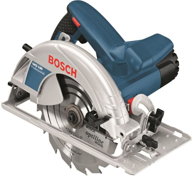Пила дисковая Bosch GKS 190, 1400Вт, 190мм - Уцінка 0.601.623.000 фото