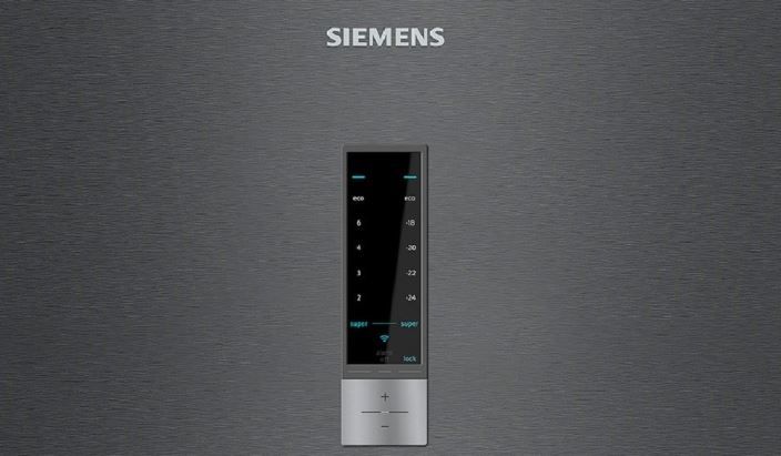 Холодильник Siemens з нижн. мороз., 203x70x67, xолод.відд.-330л, мороз.відд.-105л, 2дв., А++, NF, дисплей, графіт (KG49NXX306) KG49NXX306 фото