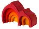Конструктор деревянный-Дом Хабл (красный) Nic (NIC523020)