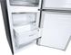 Холодильник LG з нижн. мороз., 203x60х68, холод.відд.-277л, мороз.відд.-107л, 2дв., А++, NF, інв., диспл зовн., зона св-ті, Metal Fresh, чорний матовий (GW-B509SBUM)