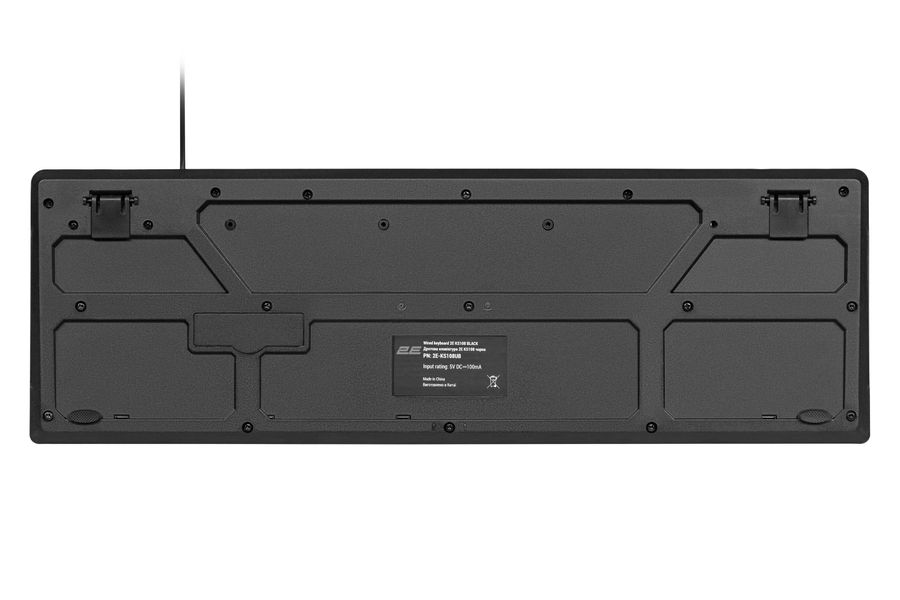 Kомплект 2E MK401 USB EN/UKR/RU Black (2E-MK401UB) 2E-MK401UB фото