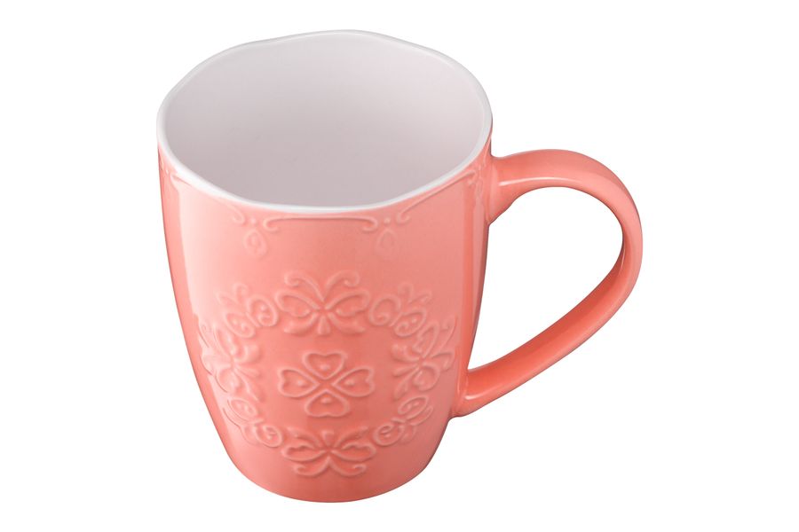 Чашка Ardesto Barocco, 330 мл, рожева, порцеляна (AR3458P) AR3458P фото