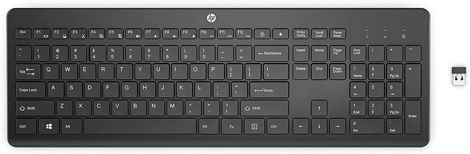 Клавіатура HP 230 WL UKR black 3L1E7AA фото