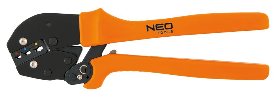 Клещи обжимные Neo Tools, для обжима наконечников 0.25-6мм кв., 250мм (01-503) 01-503 фото