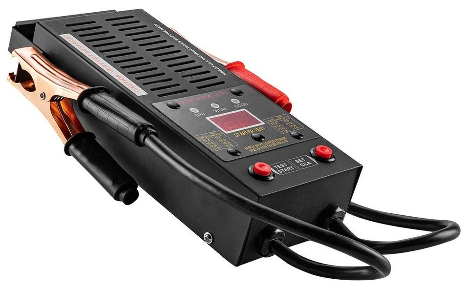 Тестер акумулятора Neo Tools, 12В 125А, LCD дисплей (11-985) 11-985 фото