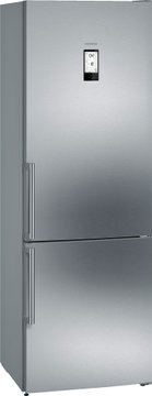 Холодильник Siemens з нижн. мороз., 203x70x67, xолод.відд.-330л, мороз.відд.-105л, 2дв., А++, NF, дисплей, нерж KG49NAI31U KG49NAI31U фото