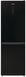 Холодильник з нижн. мороз. камерою Gorenje, 185х60х60см, 2 двері, 204(96)л, А++, NoFrost+ , LED дисплей, Зона св-ті, чорний (NRK6192ABK4)