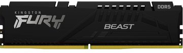 Память ПК Kingston DDR5 32GB 6000 FURY Beast Black XMP (KF560C40BB-32) KF560C40BB-32 фото