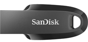 Накопичувач SanDisk 256GB USB 3.2 Type-A Ultra Curve Black SDCZ550-256G-G46 фото